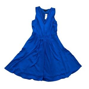 Banana Republic Blue Pleated A-Line Sundress